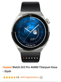 Huawei Watch Gt3 Pro 46MM Titanyum Kasa - Siyah